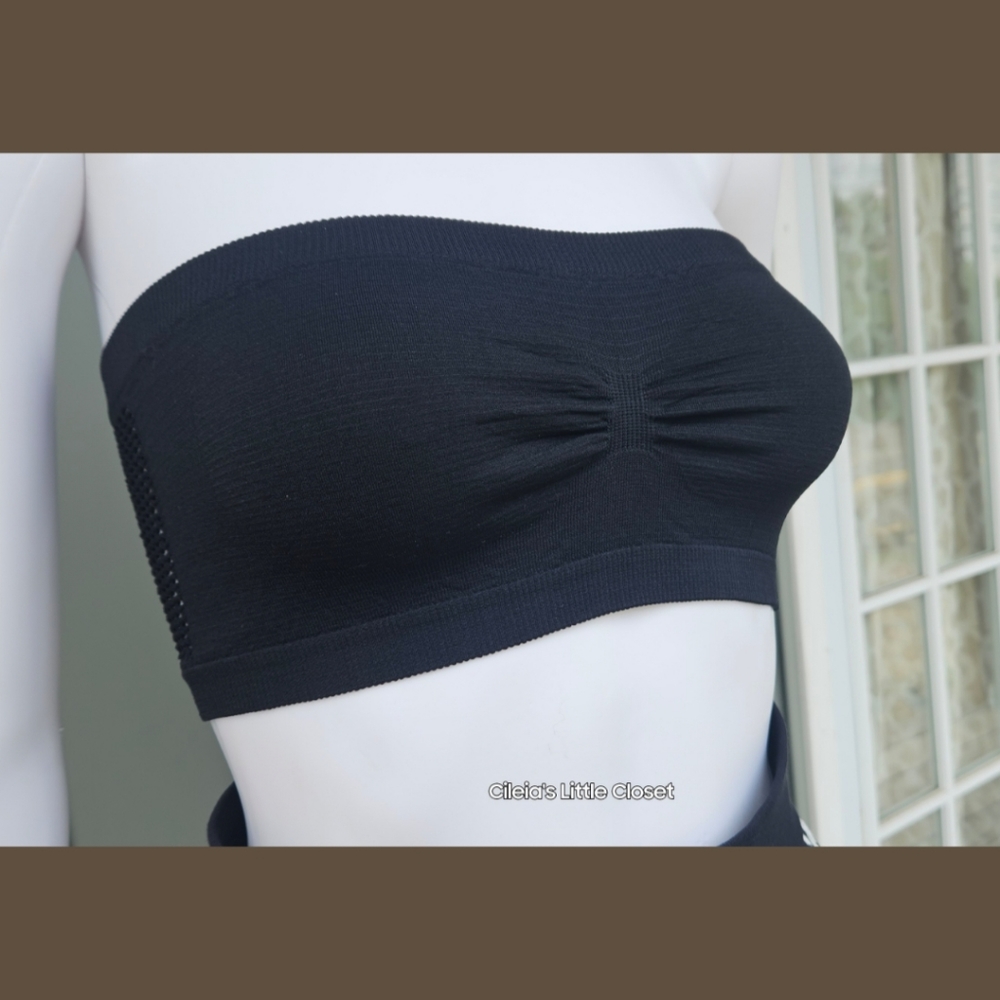 Strapless Bra/Bandeau/Bralett  Push Up, Underwire, Black, NWOB ✔️
